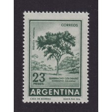 ARGENTINA 1965 GJ 1311Aa ESTAMPILLA NUEVA MINT PAPEL MATE DURO U$ 35